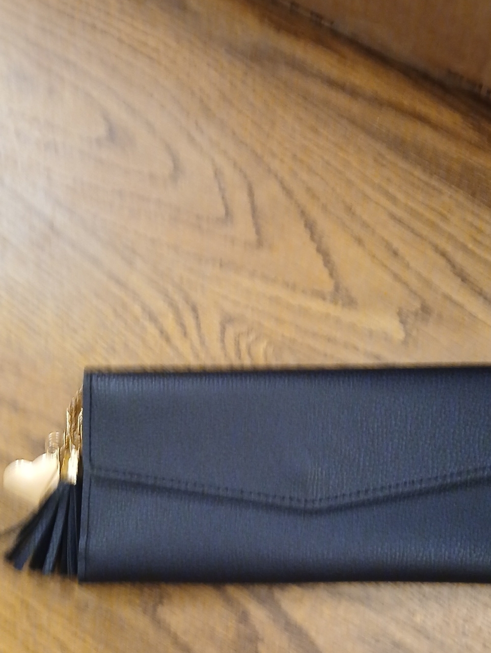 Black Women's Tassel Clutch Wallet